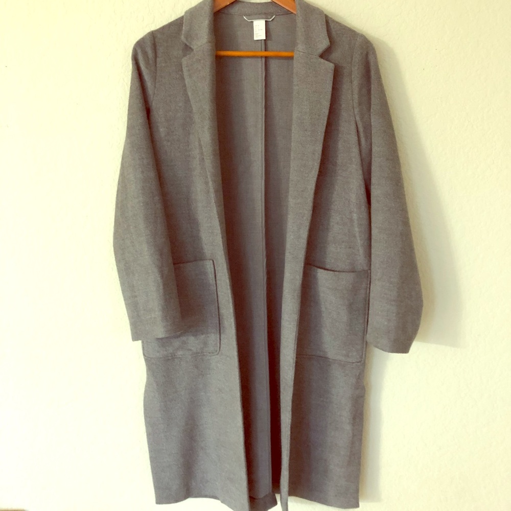 Grey Wool Trench